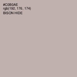 #C0B0AE - Bison Hide Color Image